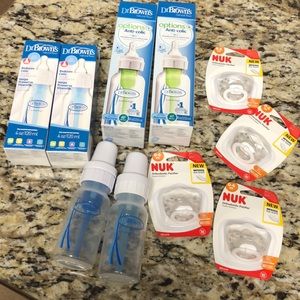 Dr.Browns baby bottles and paci’s bundle